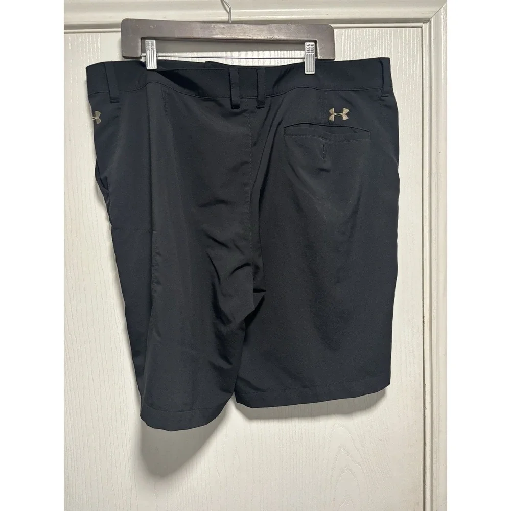 Under Armour‎ Heatgear Shorts Adult 40 Black Golf Loose Fit Mens